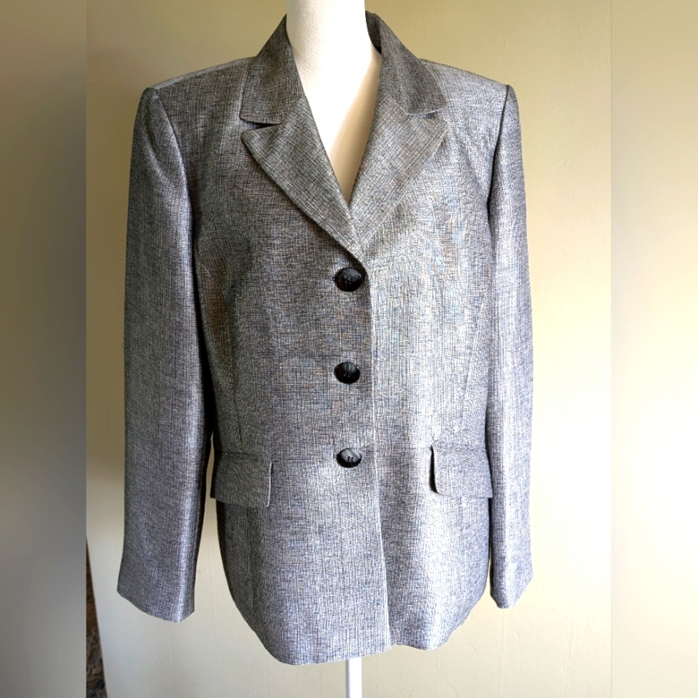 Kasper Women's Silver Blazer